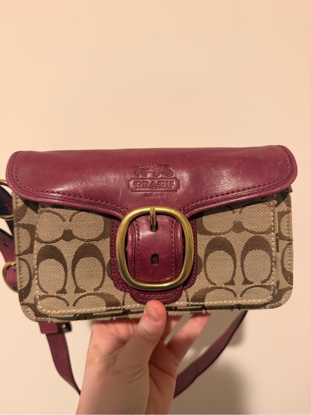 Vintage Coach Bleeker shoulder bag